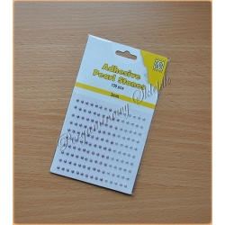 Kamyki NS - perełki - liliowe 3 mm
