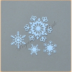 Scrapki E - BN/Zima - Śnieżynki 12