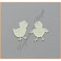 Scrapki B - Ptaki - Kurczaczki 1 - kolor