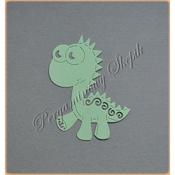 Scrapki B - Zwierzęta - Mały dinozaur - kolor