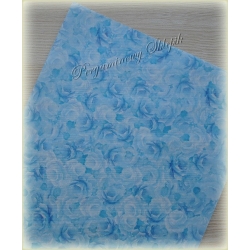 Pergaminowe vellum - Róże niebieskie